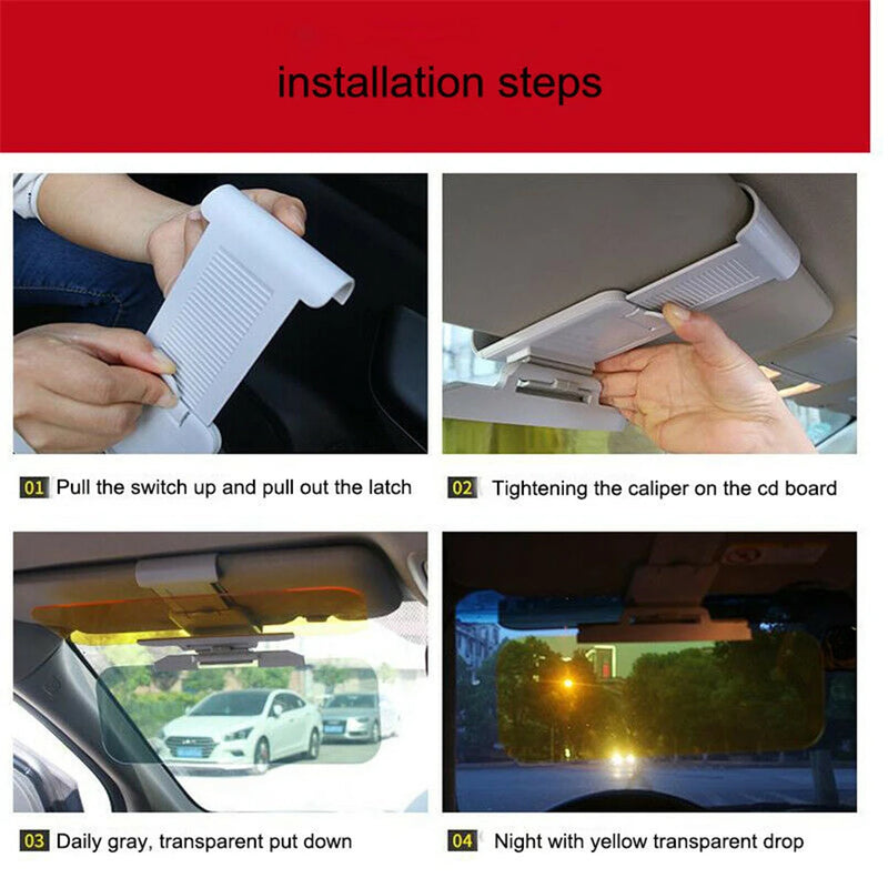 Universal Tinted Car Sun Driving Visor⁠