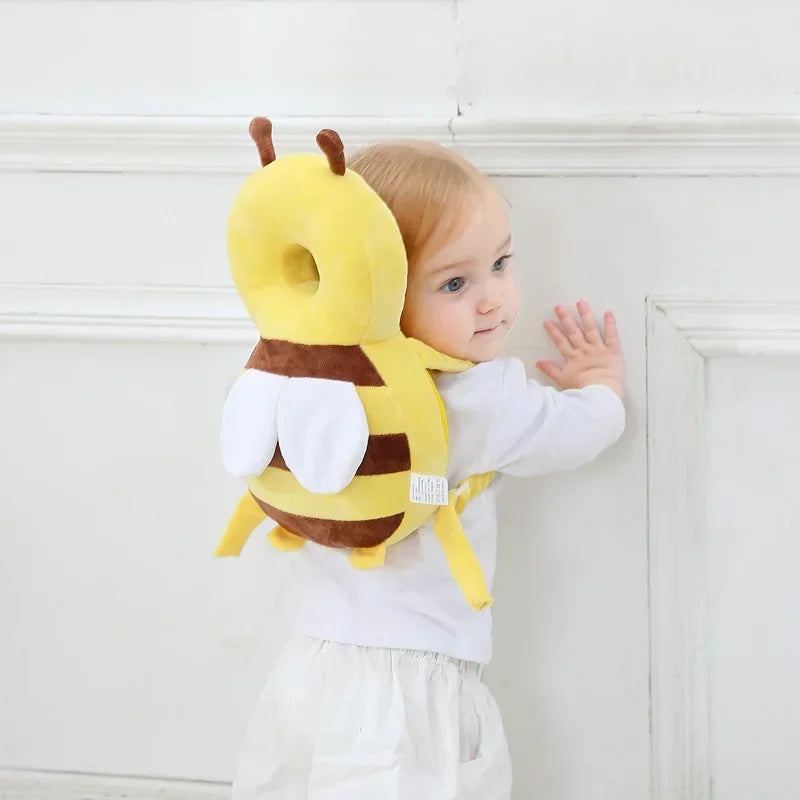 Bee Cartoon Baby Head Protector Pillow