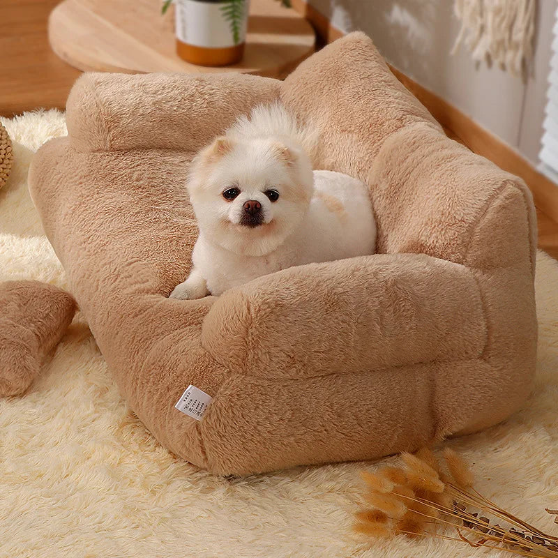 Four-Season Large Plush Pet Sofa⁠