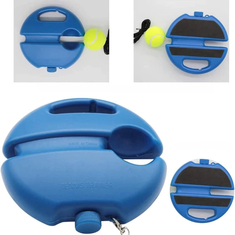 Self-Rebound Tennis Trainer with Heavy-Duty Base